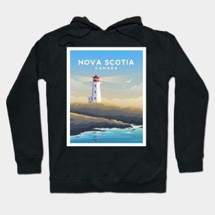 Nova Scotia, Canada - Peggy's Cove Lighthouse Hoodie